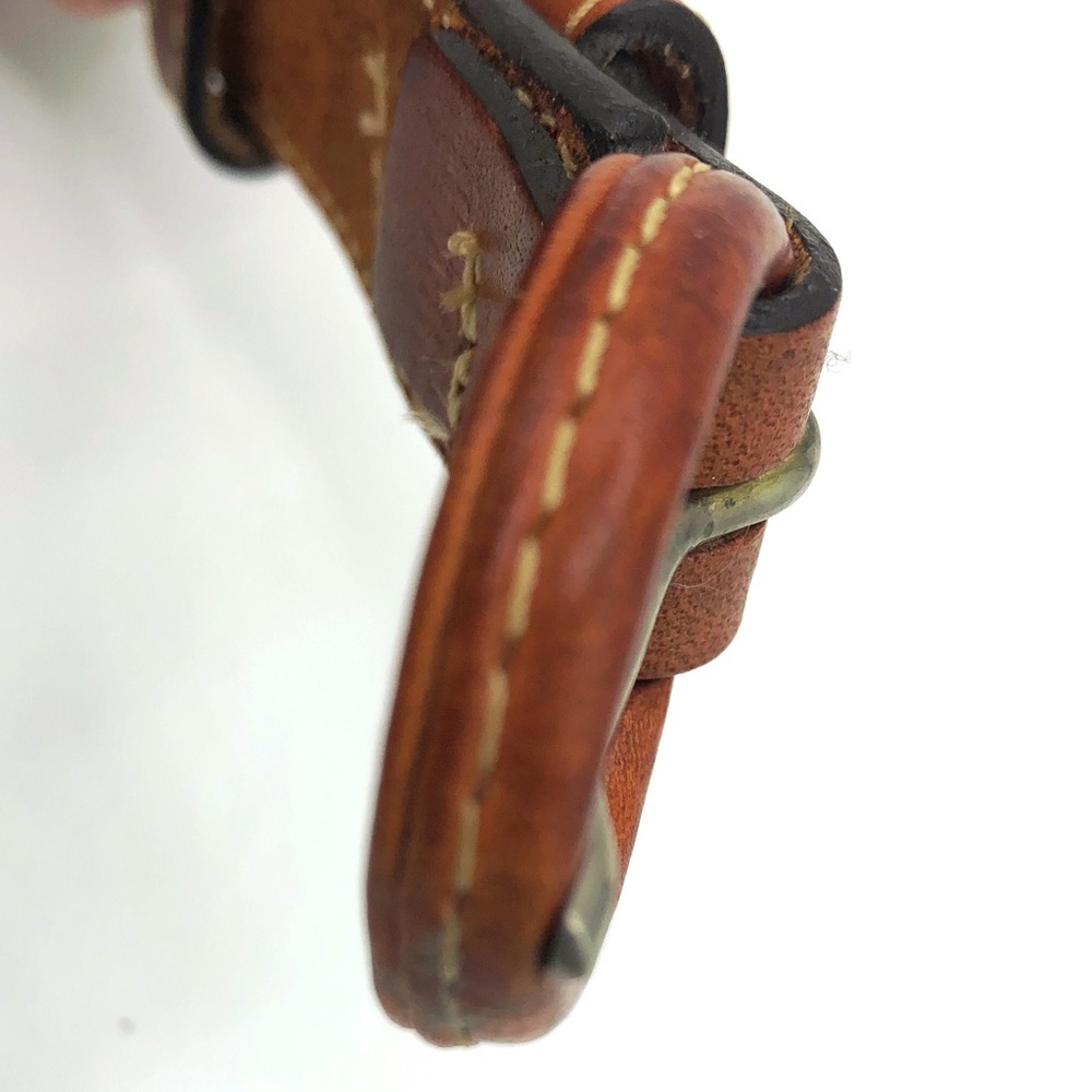 Jordache vintage brown leather equestrian belt - Picture 7 of 7